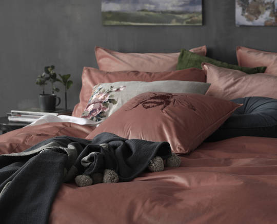 MM Linen - Velvet Eurocase Set - Cameo